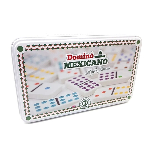 Jogo De Domino Trem Mexicano Na Lata Com 91pcs Hoyle - Livrarias