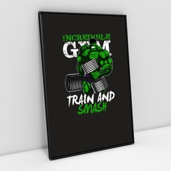 Quadro decorativo poster A4 Hulk academia treino Menor preço em Quadro decorativo poster A4 Hulk academia treino
