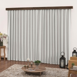Cortina para trilho 4,00 x 2,60m Valence Tecido Blackout - branco Menor preço em Cortina para trilho 4,00 x 2,60m Valence Tecido Blackout - branco