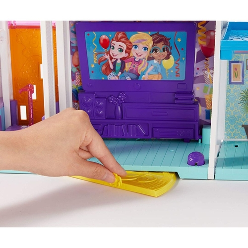 Brinquedo Boneca Mega Casa Surpresa Escala Polly Pocket GFR12 Completa  Original Matel Poly Playset em Promoção na Americanas