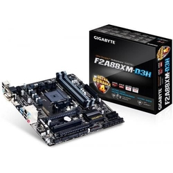 Placa Mae Gigabyte AMD GA-F2A88XM-D3H FM2 Micro ATX Menor preço em Placa Mae Gigabyte AMD GA-F2A88XM-D3H FM2 Micro ATX