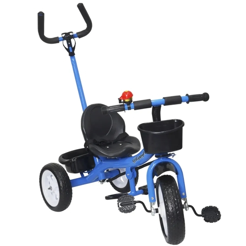 Triciclo Infantil Com Pedal e Cobertura Motoca Empurrador