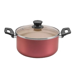 Panela Caçarola antiaderente 18cm c/ tampa de vidro Cereja Magnific Panelux é boa?