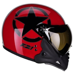 Capacete Moto Peels F-21 Us Army Vermelho Brilhante Preto Menor preço em Capacete Moto Peels F-21 Us Army Vermelho Brilhante Preto