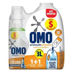 Kit Sabão Liquido para Diluir Omo Antiodor 500ml Menor preço em Kit Sabão Liquido para Diluir Omo Antiodor 500ml