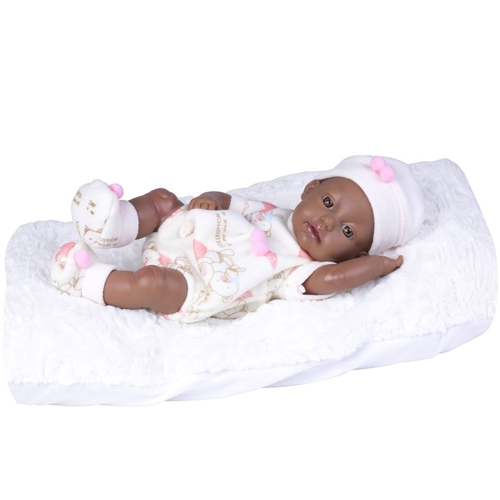 Kit Molde Bebê Reborn Realista Menina Negra 52cm Silicone na Americanas  Empresas