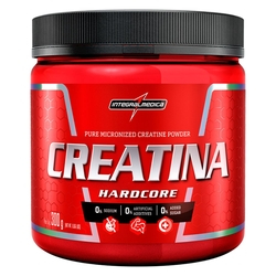 Creatina Hardcore 300g - IntegralMédica Menor preço em Creatina Hardcore 300g - IntegralMédica