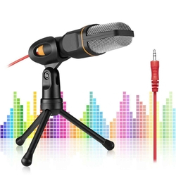 Microfone SF 666 condensador omnidirecional preto Sbrshop é boa?