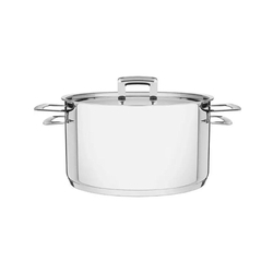 Panelas e Caçarolas Brava em Aço Inox Fundo Triplo com Tampa Plana e Alças-Tramontina Menor preço em Panelas e Caçarolas Brava em Aço Inox Fundo Triplo com Tampa Plana e Alças-Tramontina