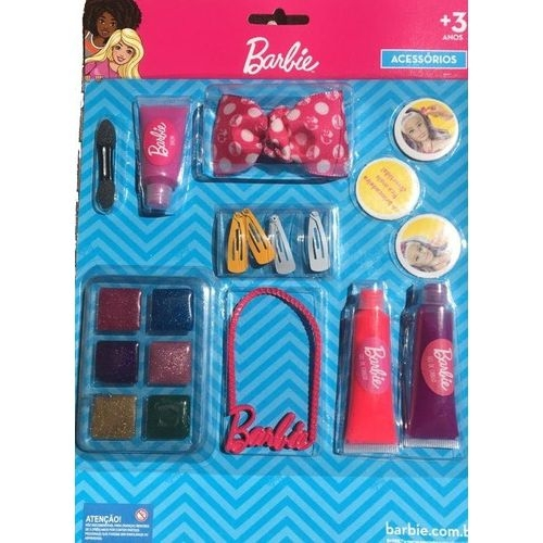 Boneca Barbie Busto Styling Head Faces Maquiagem Acessórios