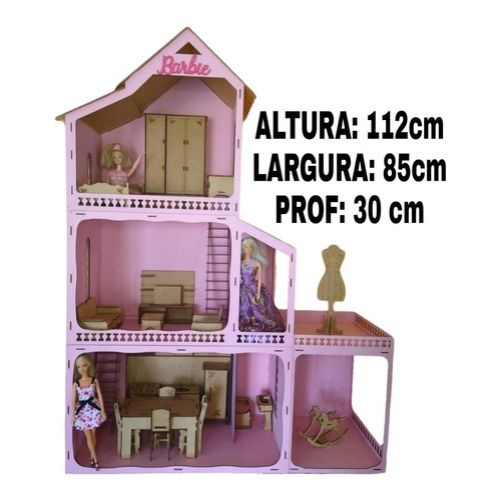 Casa da Barbie  Elo7 Produtos Especiais