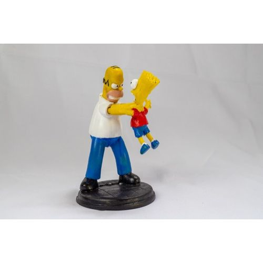 Homer E Bart Simpson Personagem Boneco Estatueta em Promoção na Americanas