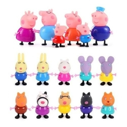 Bonecos Turma Da Peppa Pig Amigos - Mini Figuras 16 Pcs é boa?