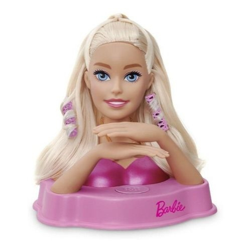 Boneca cabeca barbie maquiar