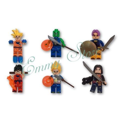 Bonecos de dragon ball articulados