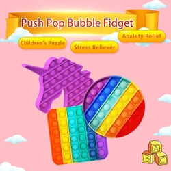 Push Pop Its Fidget toy colorido Tiktok Bubble Alivio Do Estresse brinquedos é boa?