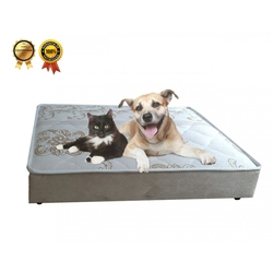 Cama Box Pet para Gatos Cachorro bege espuma selada Inmetro é boa?