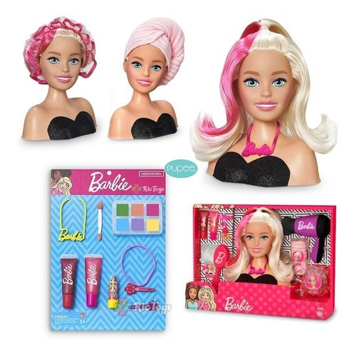 Barbie Hairstylist Gift Set Com Acessórios De Beleza Material