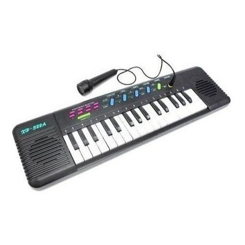 Brinquedo Piano Teclado Infantil Microfone Cantar Musica em