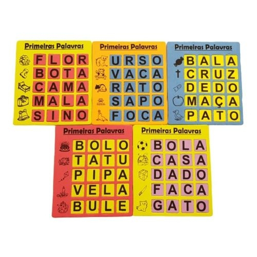 Kit Palavras Bingo De Silabas Alfabeto M Vel Silabas Tgs Com Vn