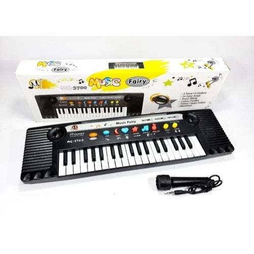 Brinquedo Musical Teclado Infantil Piano 37 Teclas Microfone