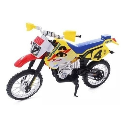 Moto Trilha Infantil Motocross 33 Cm Brinquedo Para Montar