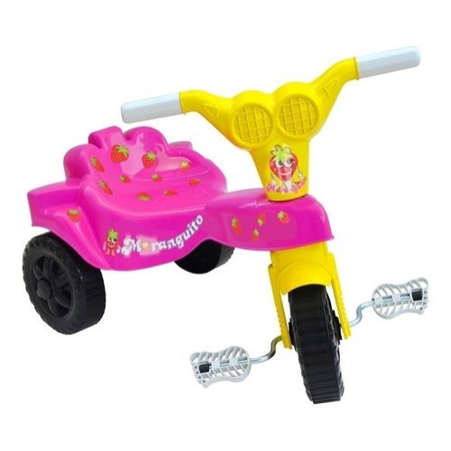 Triciclo Velotrol Infantil Bebe Motoca - Rosa + Empurrador na Americanas  Empresas