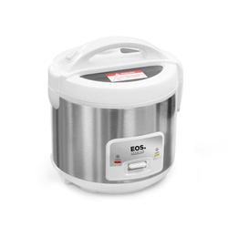 Panela Elétrica de Arroz EOS 5 Xícaras Inox Branca com Tampa de Vidro Clear Glass EPA05BI 220V 220V é boa?