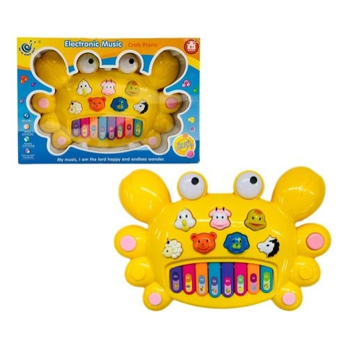 Pianinho Bebe Brinquedo Infantil Piano Educativo com Sons Luzes no Shoptime