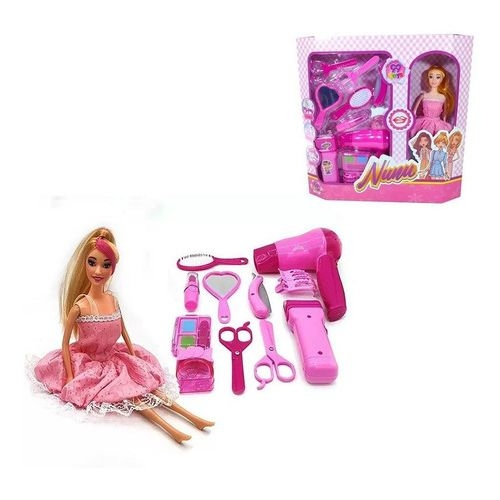 Kit Cabeleireira Acessórios Para Salão Pink em Promoção na Americanas