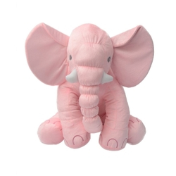 Almofada Travesseiro Elefante de Pelúcia para Bebê Dormir Rosa Bebe 60cm Menor preço em Almofada Travesseiro Elefante de Pelúcia para Bebê Dormir Rosa Bebe 60cm