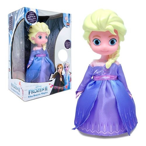 Boneca Elsa Frozen Disney Musical Canta Musica Lançamento