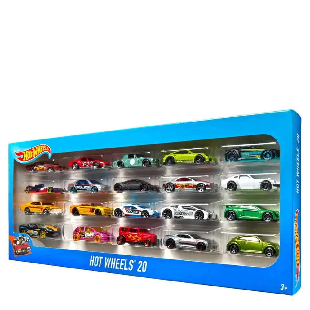 Hot Wheels Carrinhos Colecionáveis - Kit com 20