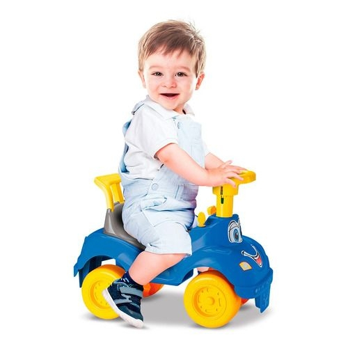 TOTOKA PLUS AZUL BEBÊ INFANTIL CARRINHO MOTOCA QUADRICICLO - Ri Happy