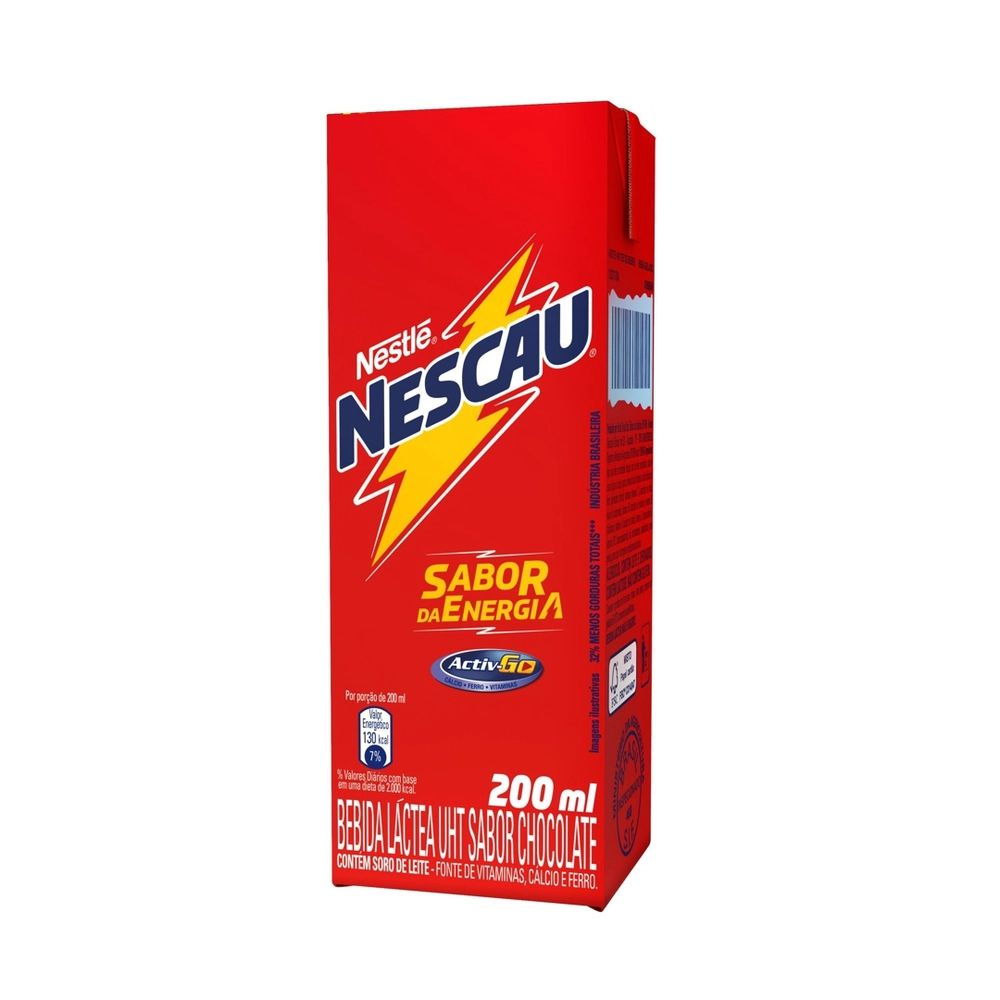 6 Unidades Bebida Láctea Nescau Activ-Go - 200ml