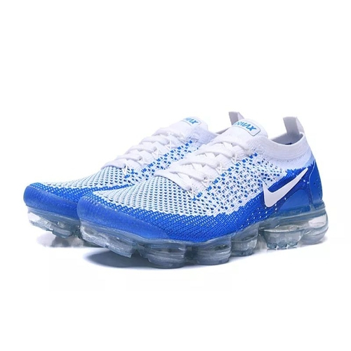 vapor max branco e azul