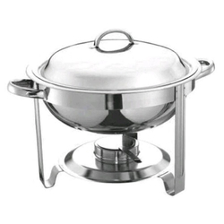 Rechaud Redondo aço inox 5 litros Menor preço em Rechaud Redondo aço inox 5 litros