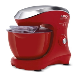 Batedeira Planetária Arno KM12 Super Chef 15 Velocidades 127V, Vermelha Menor preço em Batedeira Planetária Arno KM12 Super Chef 15 Velocidades 127V, Vermelha
