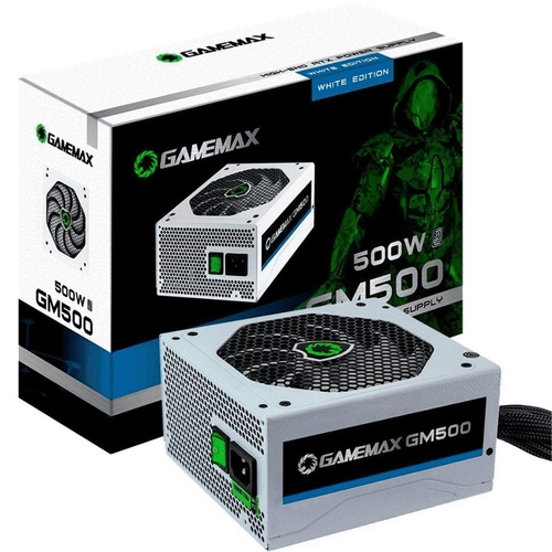 Fonte GameMax GM500 Pfc Ativo Branca 500W 80 Plus Bronze GM500 em Promoção  na Americanas