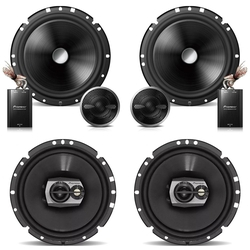 Kit Alto Falante 2 Vias Pioneer 6 + Par de Alto Falantes Triaxial 6 Pol 220W Menor preço em Kit Alto Falante 2 Vias Pioneer 6 + Par de Alto Falantes Triaxial 6 Pol 220W