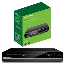 DVD Player Multimídia 3 em 1 Multilaser Bivolt CD/DVD/Pendrive Preto Função Ripping - SP252 é boa?