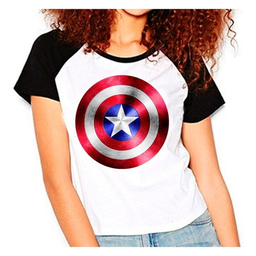camiseta marvel capitao america