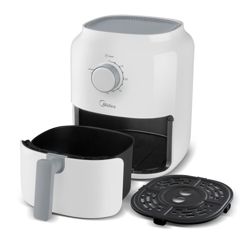 Fritadeira Elétrica Sem Óleo Air Fryer Midea FRA30B1 3 Litros Branca No ...