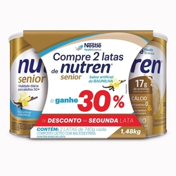 Nutren Senior Baunilha 2 Unidades 740g Cada é boa?
