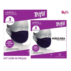 Kit 6 máscaras Trifil INFANTIL é boa?