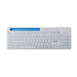 Teclado Multimidia Office Usb Branco Com Apoio Para Smartphone - Tc263 é boa?