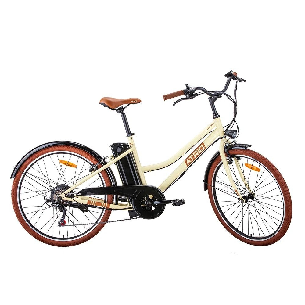 Bicicleta Elétrica Miami Aro 26 Retro 350w 7.8ah 6v Shimano Bi208