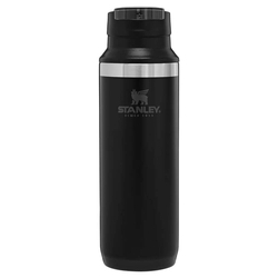 Garrafa Térmica Switchback - Matte Black - Preta - 473ml - Stanley Menor preço em Garrafa Térmica Switchback - Matte Black - Preta - 473ml - Stanley