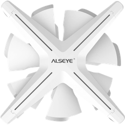 Kit Cooler com 3 FAN Alseye Electroplate 120mm RGB X12 Branco - X12-WHITE Menor preço em Kit Cooler com 3 FAN Alseye Electroplate 120mm RGB X12 Branco - X12-WHITE