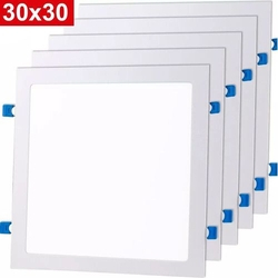 Painel Plafon Led 25w Embutir 30cm Quadrado Frio Bivolt 30x30 Cm Menor preço em Painel Plafon Led 25w Embutir 30cm Quadrado Frio Bivolt 30x30 Cm